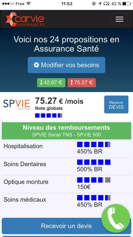 Comparateur assurances应用截图
