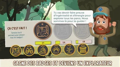 Tangkapan layar Les explorateurs des parcs