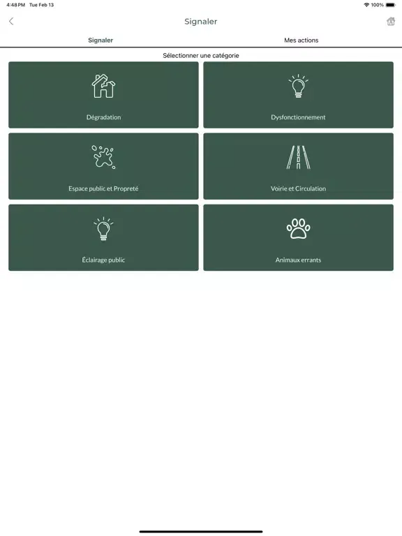 Ảnh chụp màn hình của Elliant Connectée iPad 