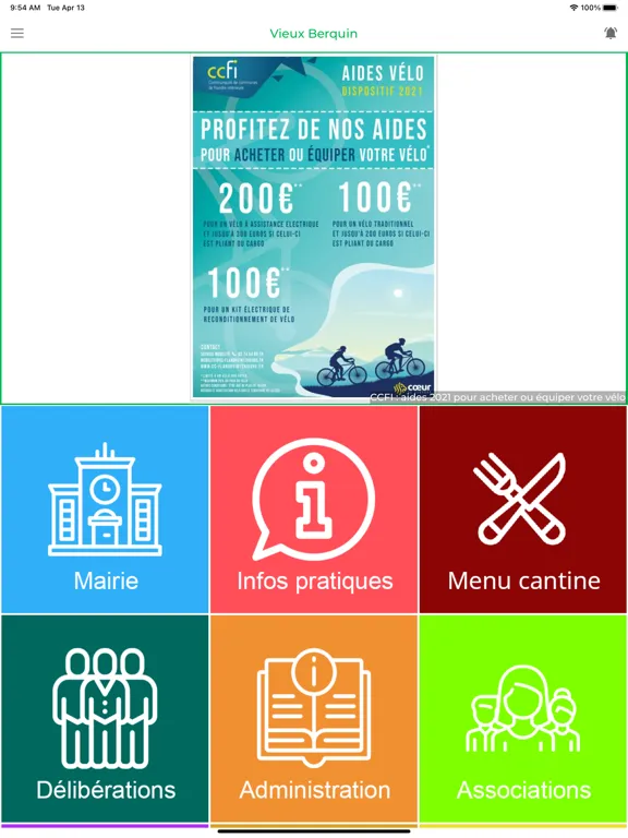 Vieux Berquin village connecté iPad  Ekran Görüntüleri