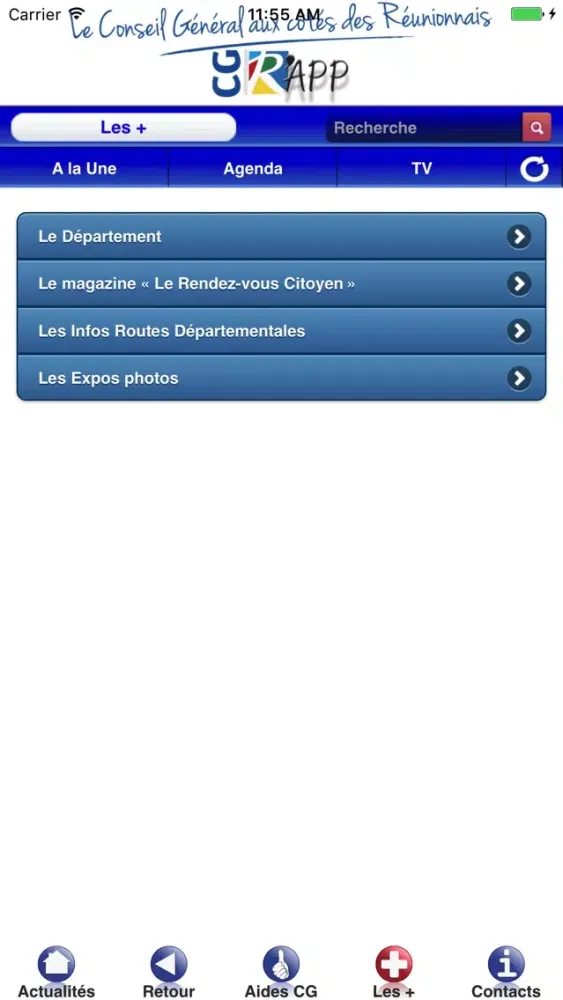 Tangkapan layar CGR'APP