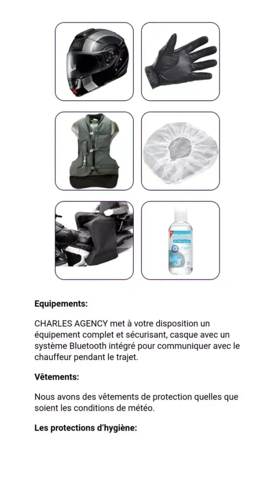 Capturas de tela do Charles Agency-Taxi moto-VTC