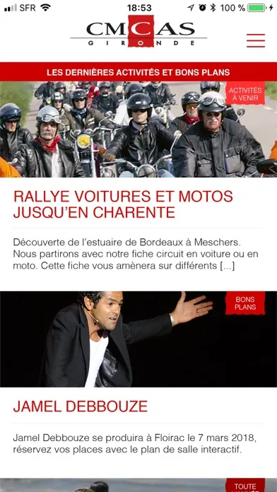 Screenshot di CMCAS Gironde