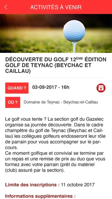 Screenshot di CMCAS Gironde
