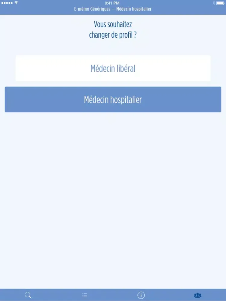 E-mémo Génériques iPad  স্ক্রিনশট