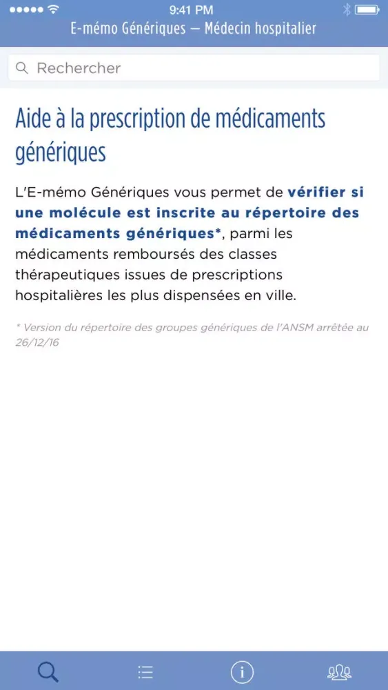 E-mémo Génériques স্ক্রিনশট
