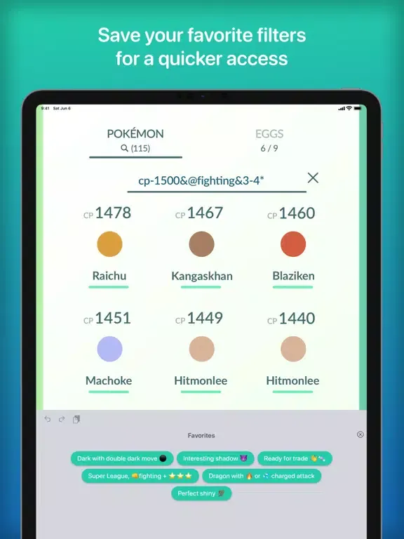 Zrzuty ekranu PoGo Search iPad 