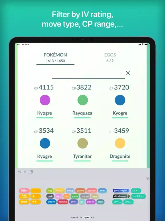 Zrzuty ekranu PoGo Search iPad 