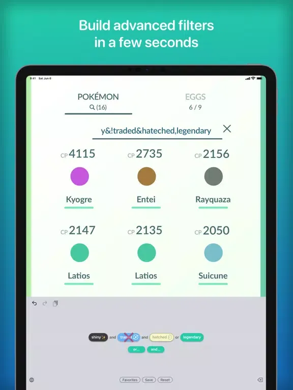 Zrzuty ekranu PoGo Search iPad 