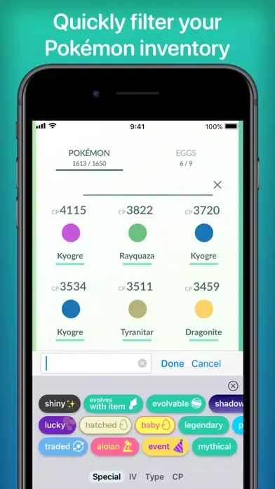 Zrzuty ekranu PoGo Search