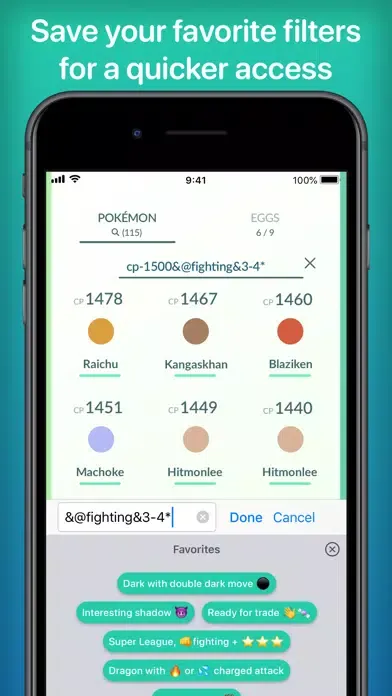 Zrzuty ekranu PoGo Search