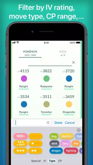 Zrzuty ekranu PoGo Search