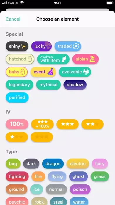 Zrzuty ekranu PoGo Search