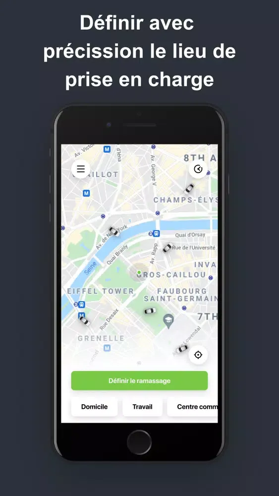 Screenshot di Hoppla - VTC & TAXI in Paris