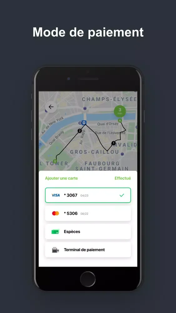 Screenshot di Hoppla - VTC & TAXI in Paris