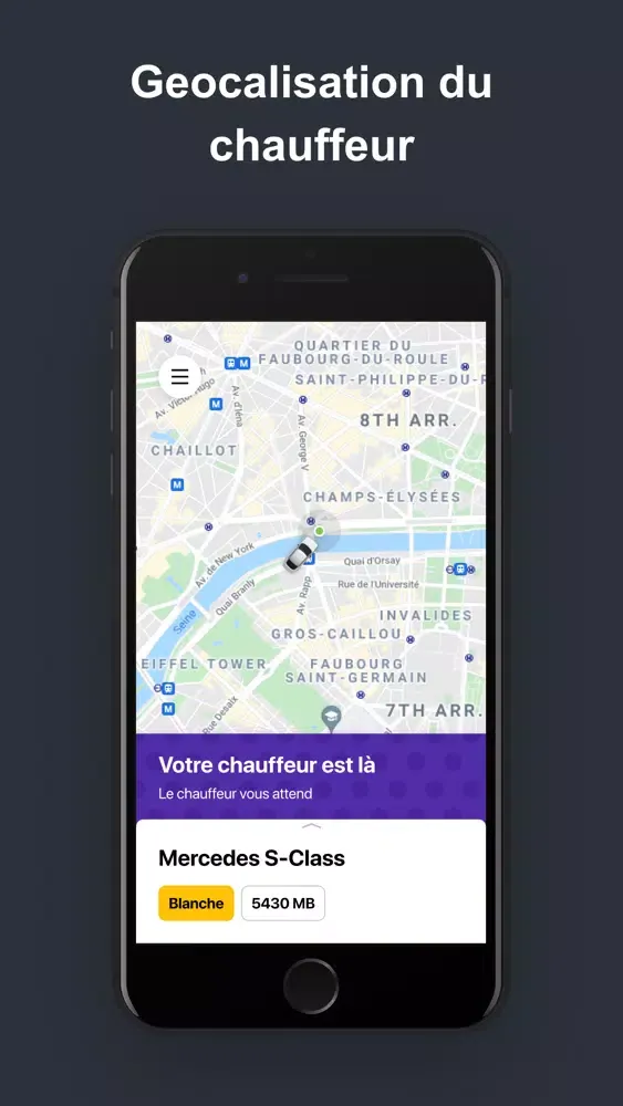 Screenshot di Hoppla - VTC & TAXI in Paris
