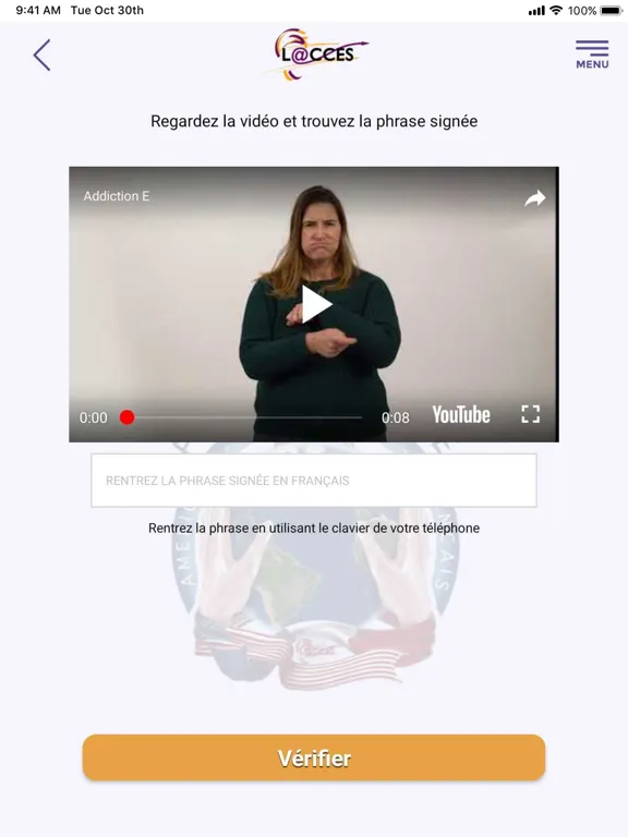 Capturas de pantalla de Face to Face fr-lsf-engl-asl iPad 