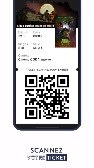 Tangkapan layar CGR Cinémas