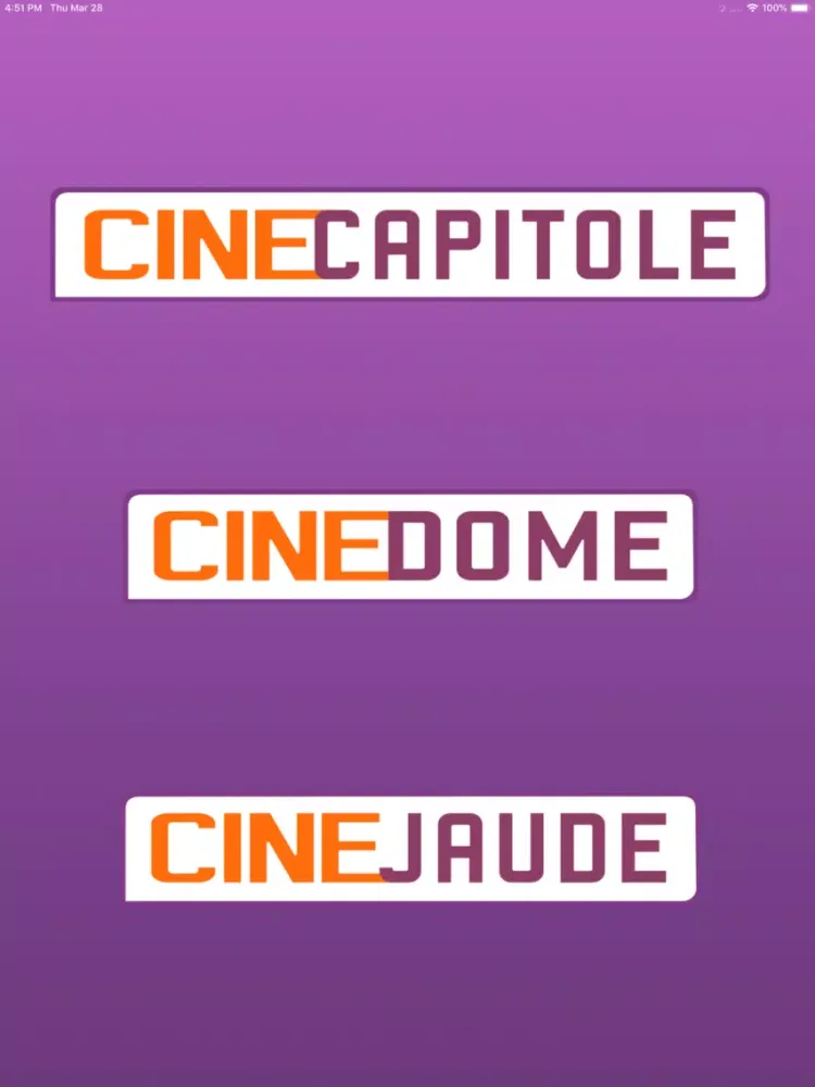 Aubière Ciné Dôme iPad  Screenshots
