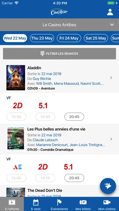 CinéAzur应用截图