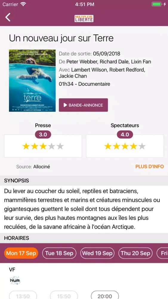 Multiplexe Liberté Screenshots