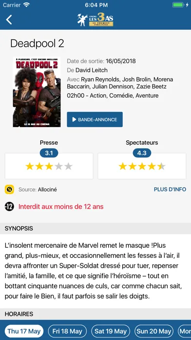 Cinéma Les 3 As Le Touquet 스크린샷