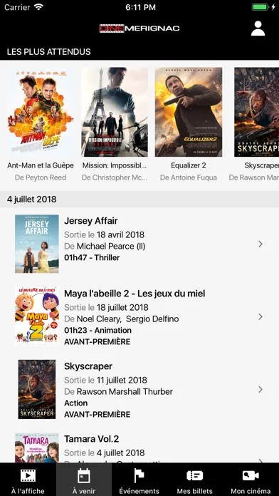 Captures d'écran de Ciné Mérignac