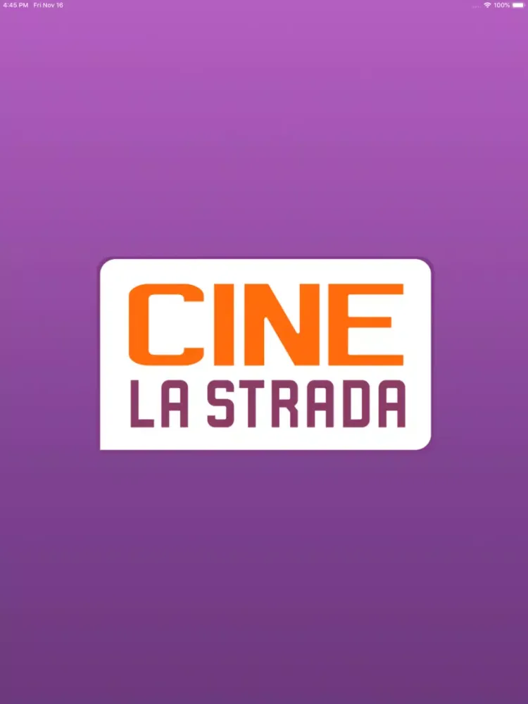 Tangkapan layar Ciné Strada iPad 