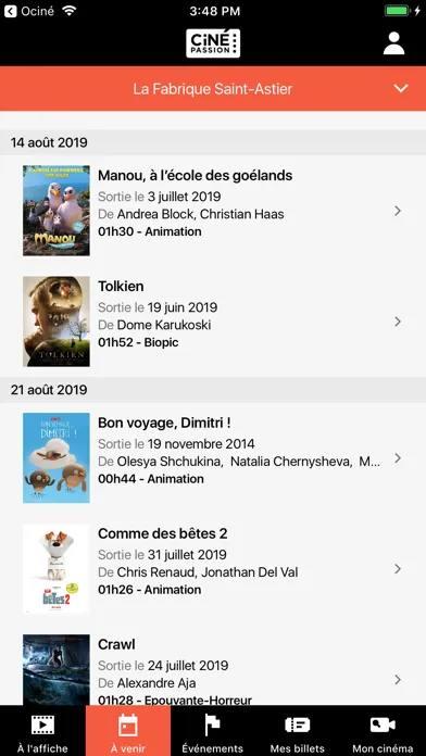 Screenshot di Ciné-Passion