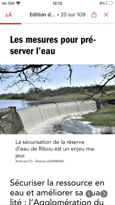 ภาพหน้าจอของ Le Courrier de l'Ouest Journal