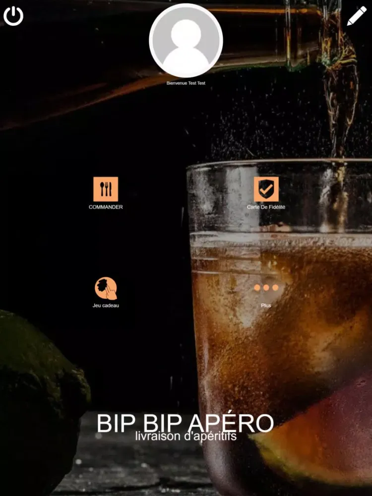 Tangkapan layar Bip Bip Apéro iPad 