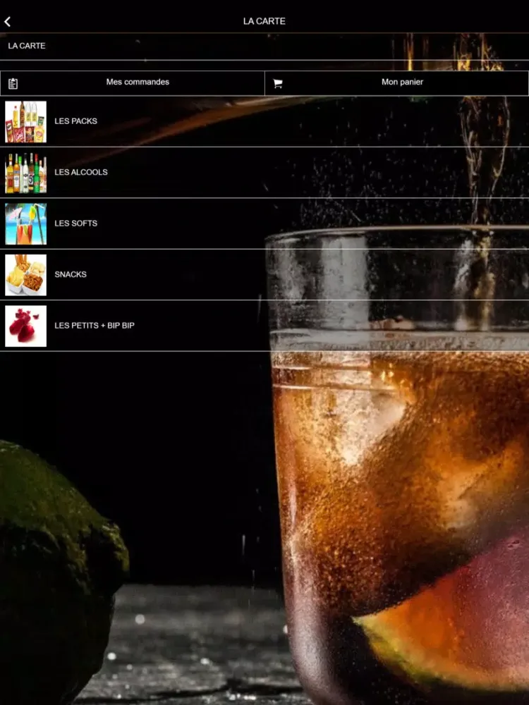 Tangkapan layar Bip Bip Apéro iPad 