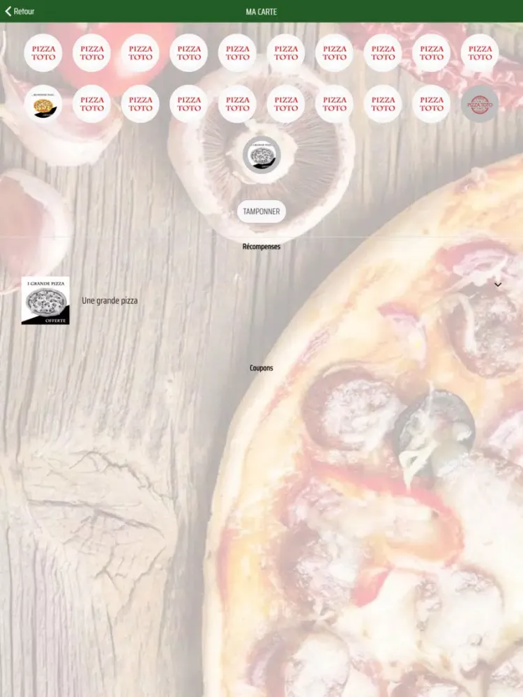 Ảnh chụp màn hình của Pizza TOTO iPad 