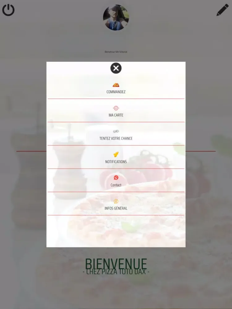 Ảnh chụp màn hình của Pizza TOTO iPad 