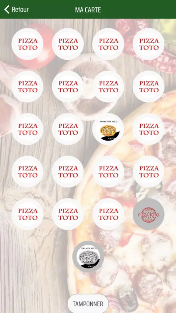 Ảnh chụp màn hình của Pizza TOTO