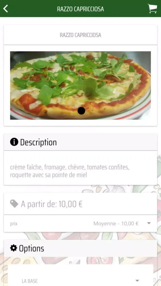 Ảnh chụp màn hình của Pizza TOTO