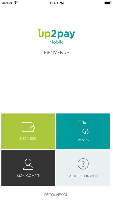 Up2pay Mobile سکرین شاٹس