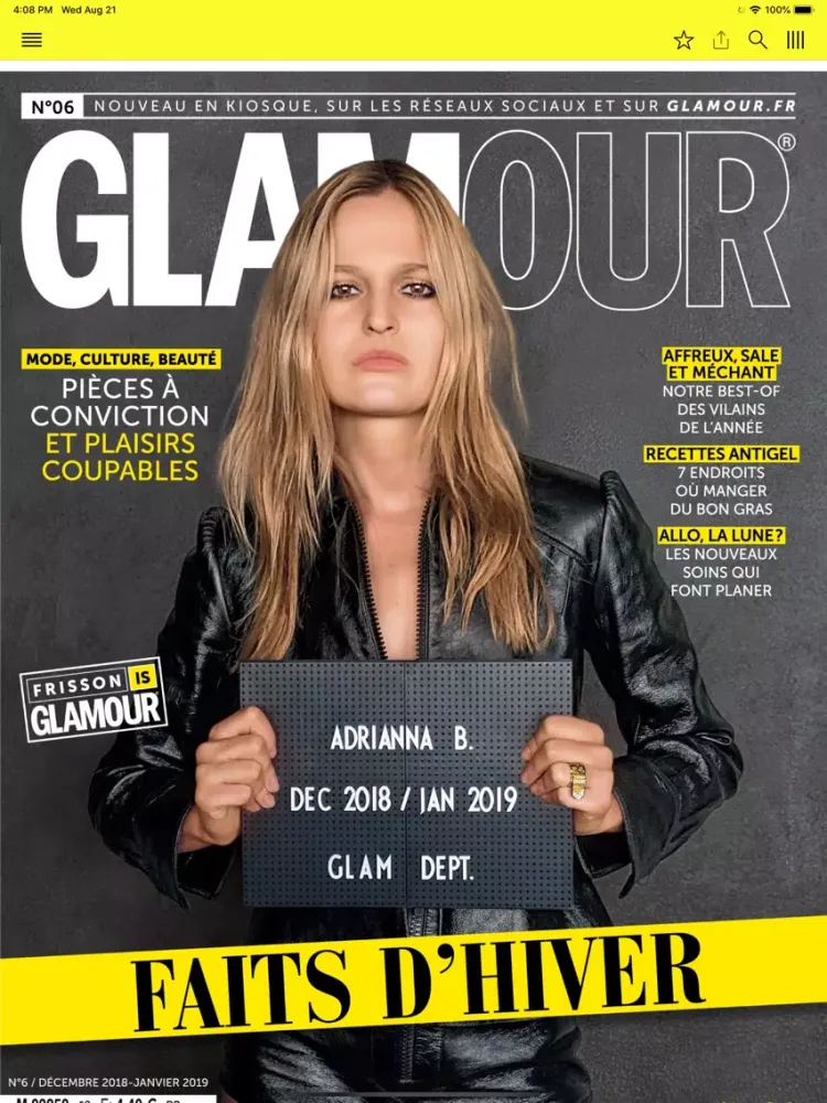 Captures d'écran de Glamour France iPad 