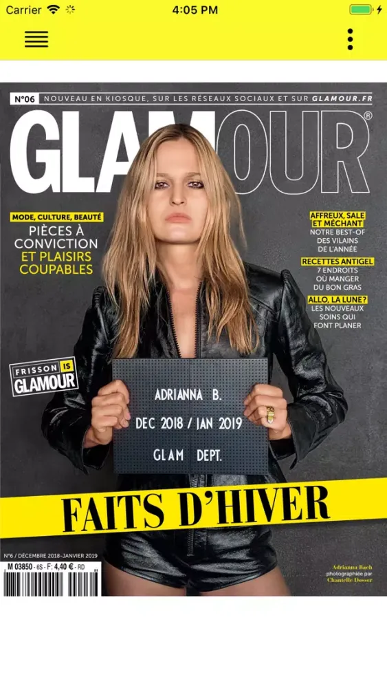 Captures d'écran de Glamour France