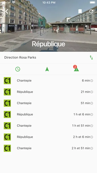 Captures d'écran de BreizhStar - Bus Rennes