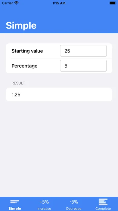 Best Percentage Calc 스크린샷