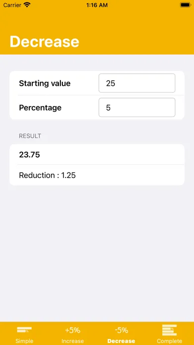 Best Percentage Calc 스크린샷