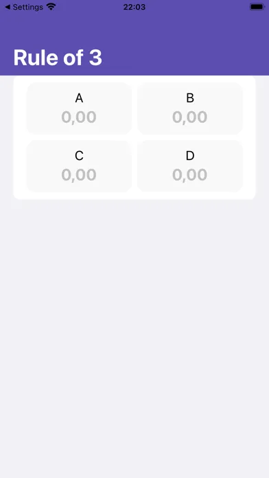 Capturas de tela do Best Proportion Calc