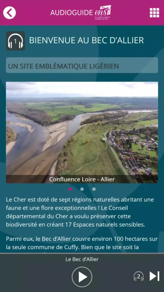 Bec d'Allier - AudioGuide Screenshots