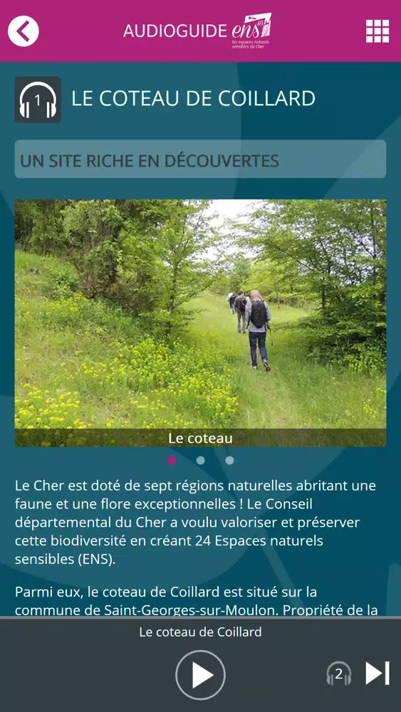 Coteau de Coillard -AudioGuide Screenshots