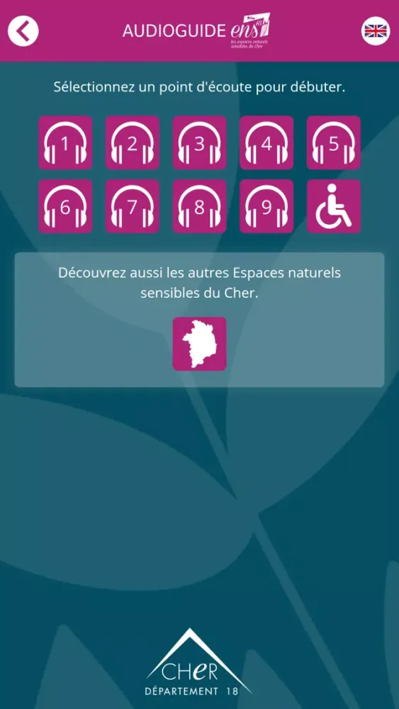 Capturas de tela do Sentier Salamandre -AudioGuide