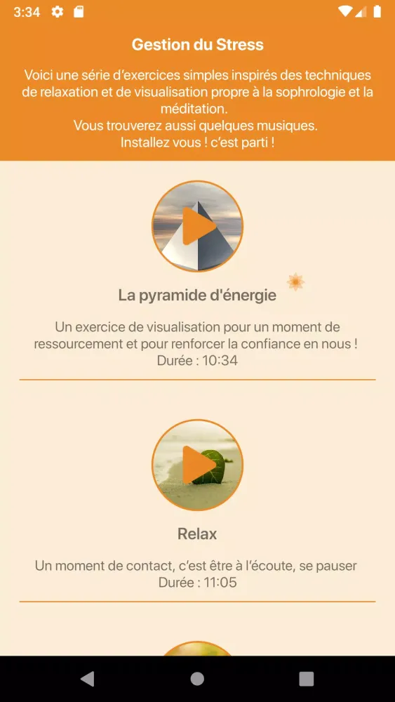 Zrzuty ekranu Rendez-Vous Sophro