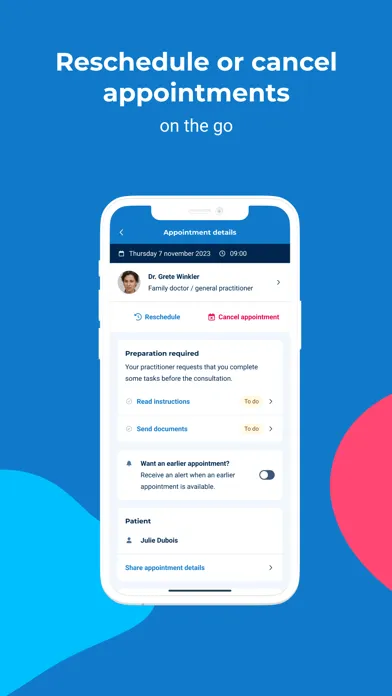 ภาพหน้าจอของ Doctolib - Your health partner