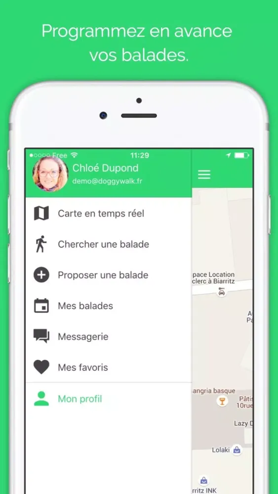 Doggywalk l'appli pour chiens應用截圖