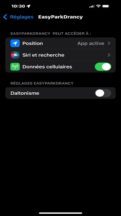 Capturas de tela do EasyParkDrancy